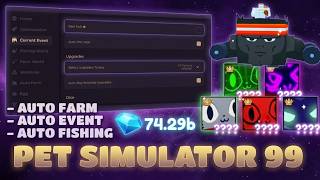 Pet Simulator 99 Script — Auto Farm, Auto Event, Auto Fishing, Auto Open Eggs (BEST)