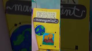 disaster management project 🌍💡🫧#projectworkdesignsimple #disastermanagement #drawing #project