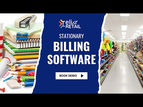 Elixr Retail Stationery Billing Software – Simplify Your Billing