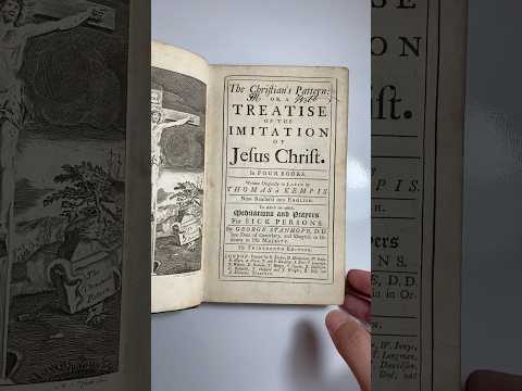 The Christian’s Pattern, Treatise Of The Imitation Of Jesus Christ, 1742, Thomas A Kempis #christ