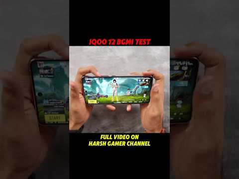 IQoo 12 Bgmi Test 120Fps Test Graphics Test #iqoo12 #bgmi #shorts