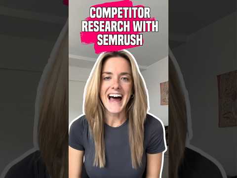 3 Easy Tips To Do SEO Competitor Research With Semrush #seo