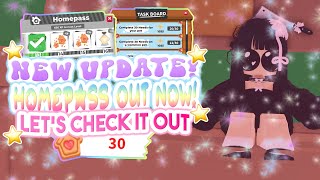 🧶ALERT🏡 HOMEPASS OUT NOW & 🐶2 NEW PETS🐱 | Adopt Me