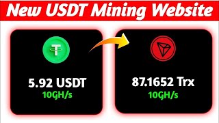 Best cloud new Cloud Mining Site | USDT Mining | TRX Mining Farm | Today's New TRX Site |TRX earn
