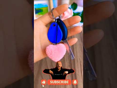 Handmade Keychain Tutorial For Beginners #handmade #keychains #craftideas #shortvideo