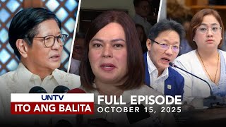 UNTV: Ito Ang Balita | October 15, 2025