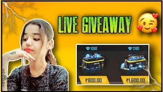 free fire live diamonds + new jursey event give away with comments picker come fast guys #gyangaming