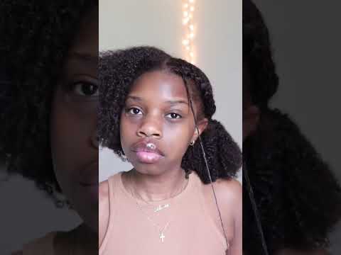 Easy natural hairstyles! #hairstyle #summernaturalhairstyles #naturalhair #naturalhairstyles