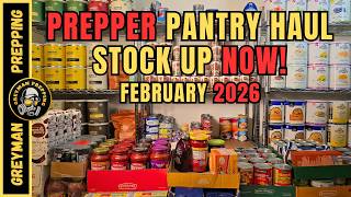 STOCK UP NOW | Prepper Pantry Haul