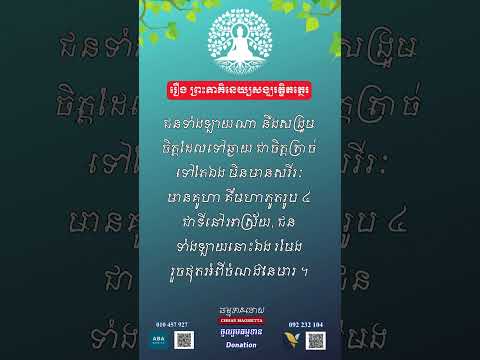 26 រឿង ព្រះមេឃិយត្ថេរ #ទូរទស្សន៍មេត្តា #chhanmaometta  #voiceeffects #live #dharmatalks