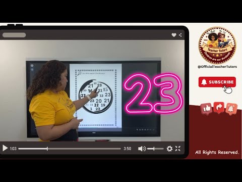 🔢 Number 23: Count and Connect