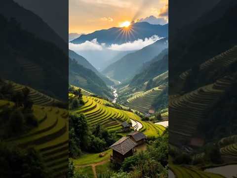 🌾⛰️ Batad Rice Terraces: 2,000 Years of Farming Brilliance #shorts #riceterraces