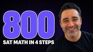 How to Get a PERFECT 800 on SAT Math in 2026 — the 4-Step Plan