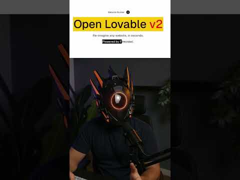 Build a Free AI Website in Minutes | No Code Website Builder (Open Lovable V2 + Firecrawl)