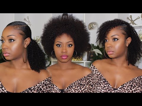 3 Simple Styles Using One Set of Clipins| ABH Clipins for Type 4 Hair