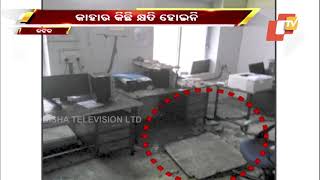 Ceiling Snaps Off In Famous Cuttack Chandi Temple Under Rain Impact