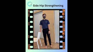 Fall prevention exercise: strengthening and balance training #physiotherapist#fallprevention