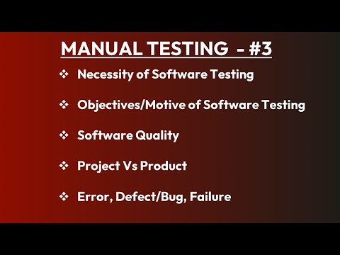 #3  Manual Testing