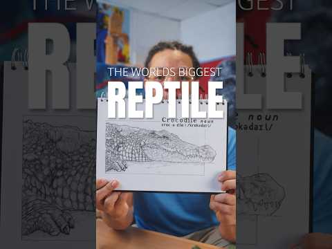 The 90 million year old hunting tactic  #animalart #crocodile #wildlifeart