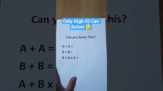 99% Fail This Tricky Math Puzzle! #maths #iqtest #mathtricks