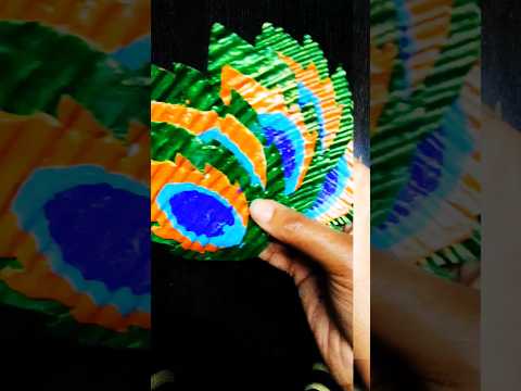 Crafting | Peacock #krishna #shorts