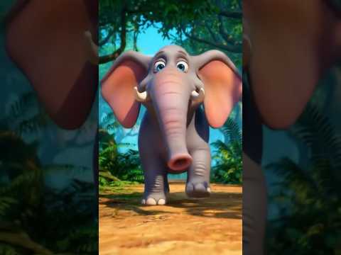 Ek mota hathi ghumne #mooshaktoons #animatedcartoon #ekmotahathighumechala #storiesforkids