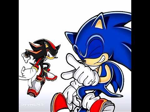 Sonic&Shadow Tweening edit #capcut #sonicedit #sonicthehedgehog #shadowthehedgehog #edit #animation