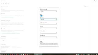 How change network ip address (IPV4) in windows 10