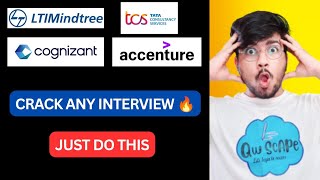 crack interview of tcs, Accenture, Cognizant, l&t, LTIMindtree, Capgemini || just need to do this