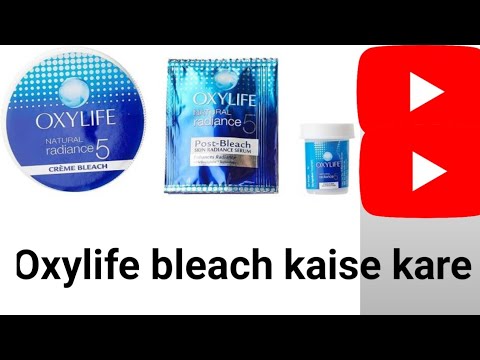 How to do bleach Solon  professionally | Oxylife Natural radiance bleach cream..