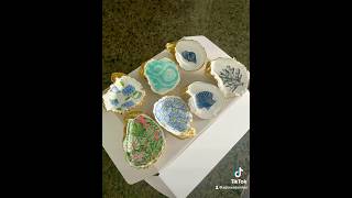 DIY Oyster Shell Ornaments #decoupage #oystershellart #oystershellornaments #handmadeprnaments