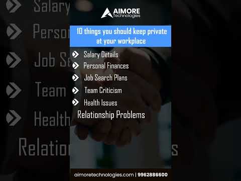 10 things to never share at work career tips office etiquette