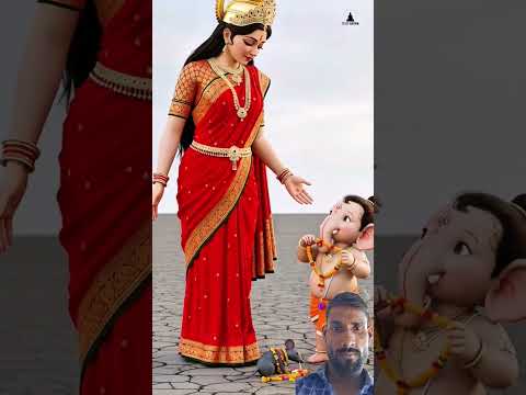 গনেশজি মাতা পার্বতী 🥰🙏 #baharaslitfha