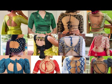 Designer blouse back neck designs / blouse ki design /new model blouse designs / Blouse collection