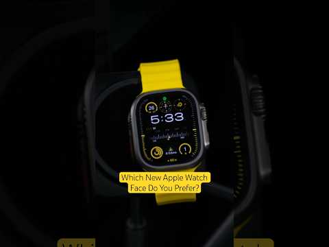 Which New Apple Watch Face Do You Prefer? #watchos10 #applewatch #applewatchultra2 #applewatchultra