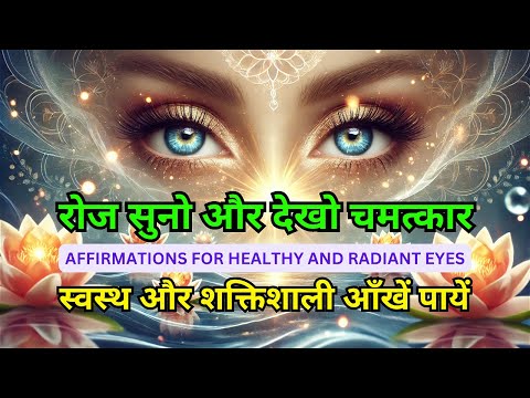 आँखों के स्वास्थ्य के लिए शक्तिशाली सकारात्मक मंत्र | Affirmations for healthy and radiant eyes