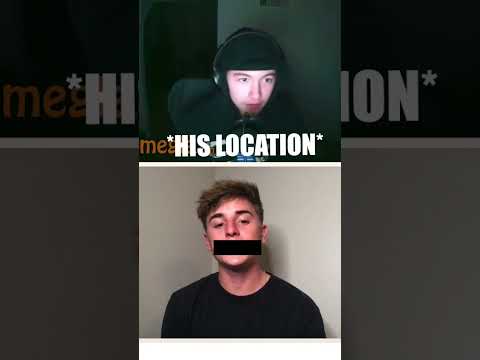 TELLING PEOPLE THEIR LOCATION ON OMEGLE #shorts