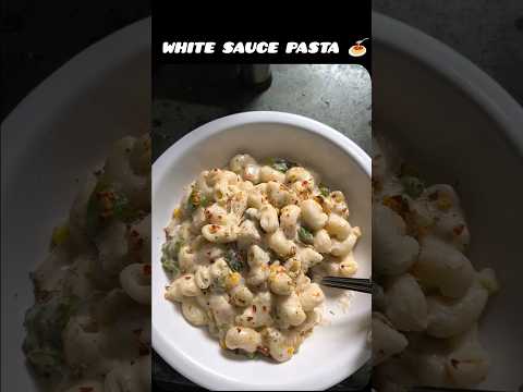 White Sauce Pasta Quick, creamy & cheesy — White sauce pasta in under 15 mins! #WhiteSaucePasta