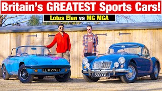MGA vs Lotus Elan - The BEST British Sports Cars!