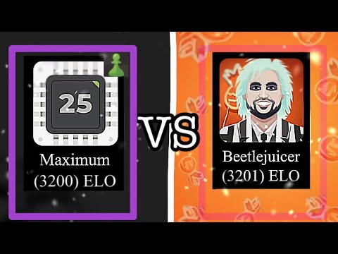 Beetlejuicer Vs Chess.com [Maximum (3200) Level 25]