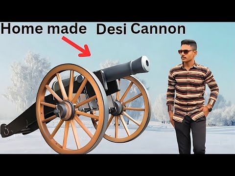घर पर बना दिया तोफ  😱 Home Made Deshi Cannon | #experiment