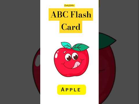 Colorful ABC Flashcards 🌈 | Learn English Alphabet Fast 🚀"l  CandyKiddie