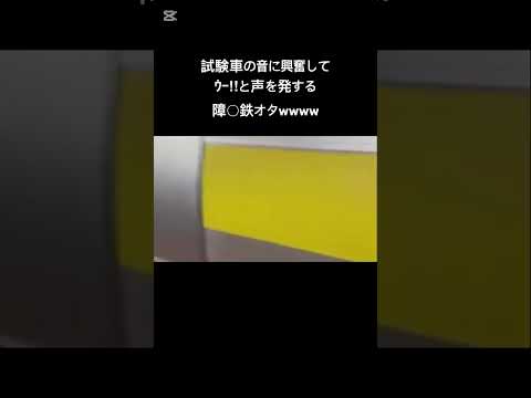 ｳｰ!!と声を発する障○鉄オタ