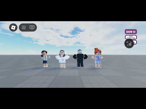 Me dancing with roblox and friends also sis