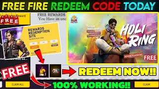 FREE FIRE REDEEM CODE TODAY 5 MARCH REDEEM CODE FREE FIRE | FF REDEEM CODE TODAY 5 MARCH
