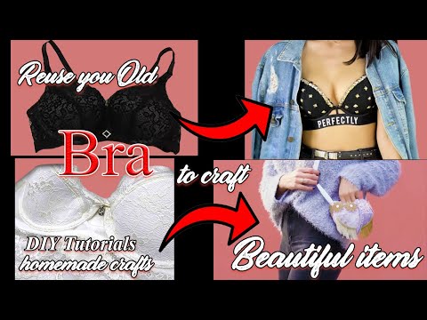 Old Bra Reuse Ideas to Craft Beautiful Things at Home || #DIYVideos #shorts || Smart Girly Things