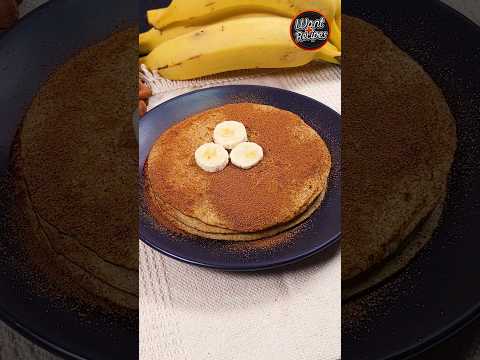 Banana Pancake - Easy Recipe #shorts