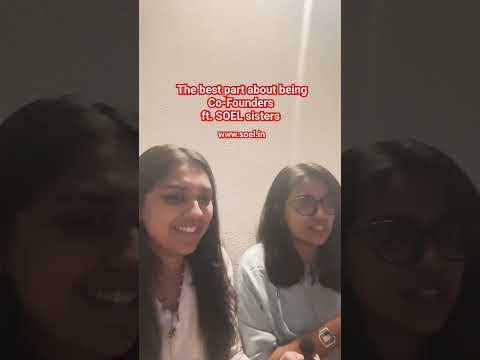 The best part about being co-founders of SOEL! Watch to know more✨ #podcast #brand #author #soel