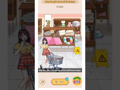 Brain Puzzle Tricky Quest | New Level Happy Shopping - Help the girl carry all items #braingames