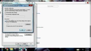 How to disable/change proxy setting from google chrome